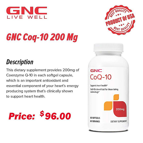 GNC Coq-10 200mg